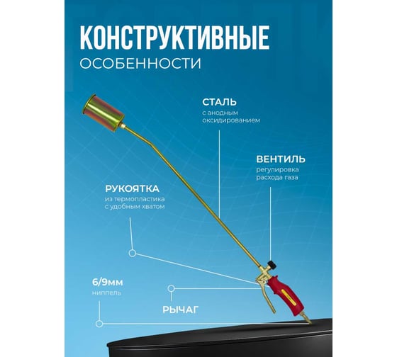 Горелка газовоздушная Оберон ГВ-960Р N2112