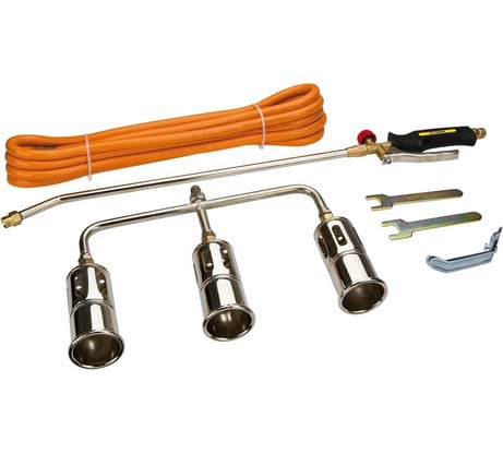 Набор для газовой пайки TOPEX 90 кВт, 3 насадки 44E123
