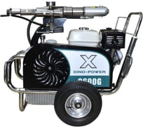 Окрасочный аппарат безвоздушного распыления Dino-Power 228 бар, шланг 15 м, пистолет, удлинитель 45 см DP-9600G