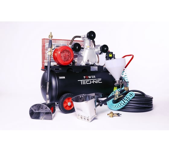 Штукатурная проф. мини-станция POWER TECHNIC 100 л, 220 В, 3 кВт, 100 кв.м ЕК-3PTP 100 25 220