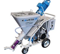 Штукатурный агрегат мультивольтажный KALETA модель Калета 4S K4S230/400