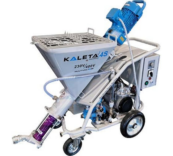 Штукатурный агрегат мультивольтажный KALETA модель Калета 4S K4S230/400