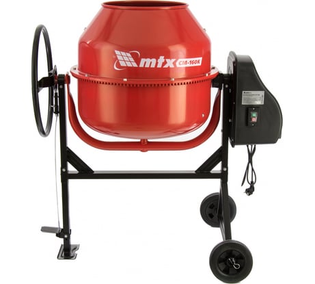Бетоносмеситель MTX СМ-160К, 160 л, мощность 650 Вт 95483