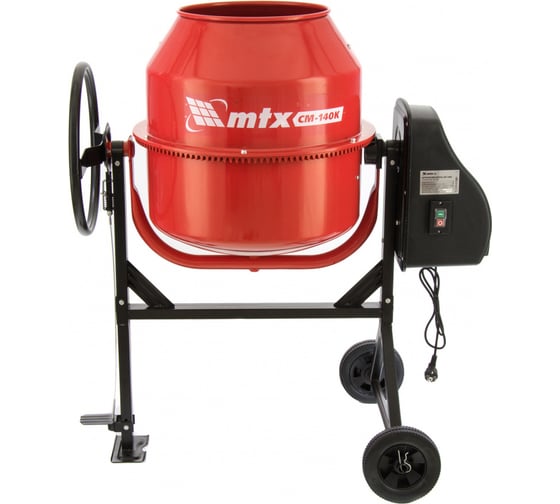 Бетоносмеситель MTX СМ-140К, 140 л, мощность 550 Вт 95482