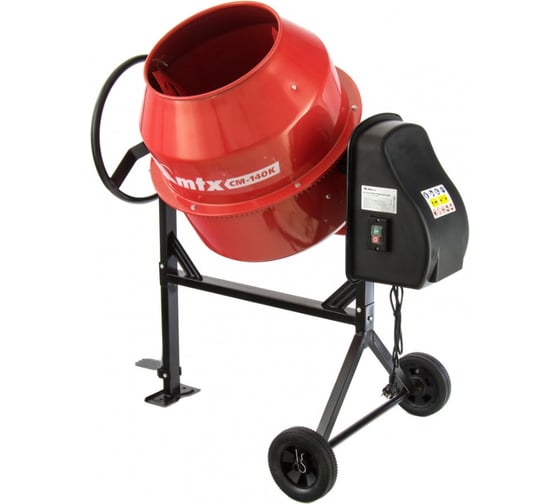 Бетоносмеситель MTX СМ-140К, 140 л, мощность 550 Вт 95482
