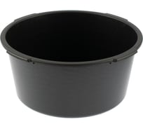 Строительный круглый таз Сибртех черный, 16л, Россия 81454