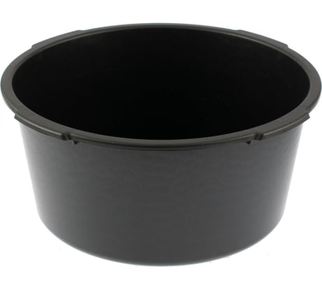 Строительный круглый таз Сибртех черный, 16л, Россия 81454