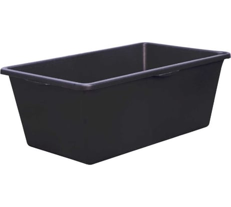 Емкость Дигрус 90 л, прямоугольная, без крышки, строительная, черная Е/ПР-90-Ч/Д