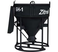 Бадья для бетона Zitrek БН-1.0 (лоток) без крепления под люльку 021-1060