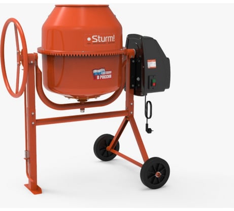 Бетономешалка Sturm 850 Вт, 160 л, 30 об/мин CM20160RF