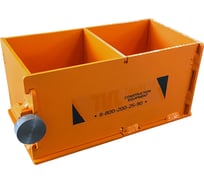 Кубическая форма TeaM 2ФК-100/4, окрашенная, двухгнездовая 2ФК1004К