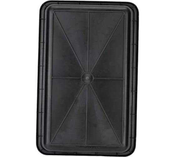 Емкость BlackWeld 65 л, строительная, прямоугольная, без крышки, черный 145165