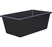 Емкость BlackWeld 90л. строительная, прямоугольная, без крышки цв. чёрный 145167