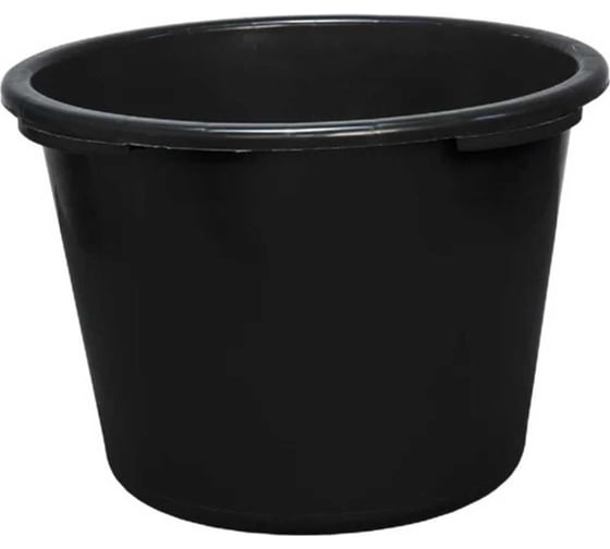 Емкость BlackWeld 45л. строительная, круглая, без крышки цв. чёрный 145162 1