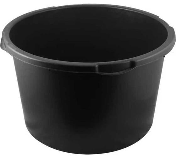 Емкость BlackWeld 65л. строительная, круглая, без крышки цв. чёрный 145164 1