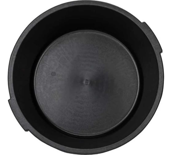 Емкость BlackWeld 20л. строительная, круглая, без крышки цв. чёрный штабелир. без пробки 145160