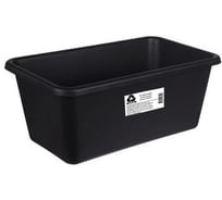 Таз строительный Maxim прямоугольный, 65 л, черный 11614993