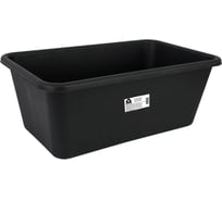 Таз строительный Maxim прямоугольный, 90 л, черный 11614994