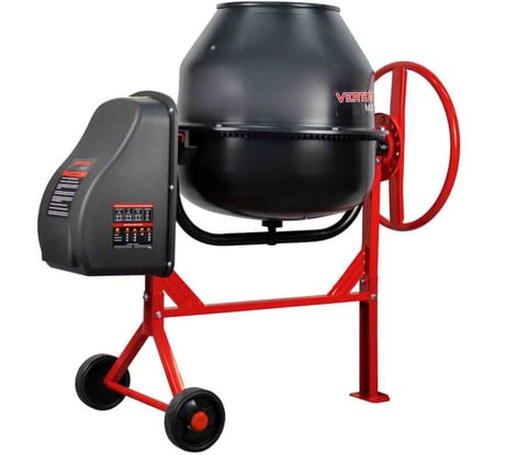 Бетоносмеситель VERTON MIX СМ-115 500 Вт, чугунный венец, объем бака 115 л 01.5985.6433