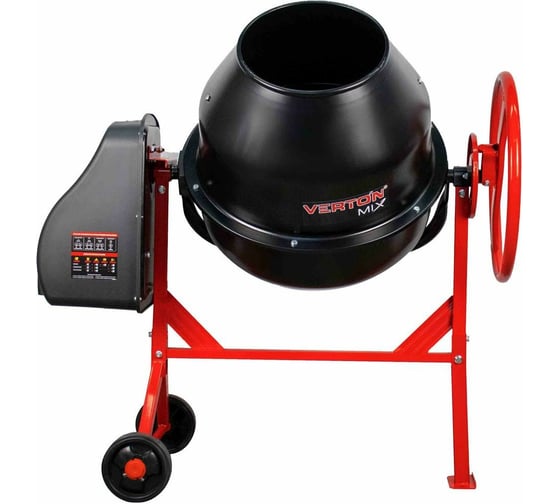 Бетоносмеситель VERTON MIX СМ-115 500 Вт, чугунный венец, объем бака 115 л 01.5985.6433