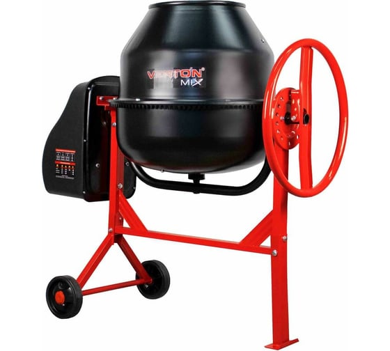 Бетоносмеситель VERTON MIX СМ-115 500 Вт, чугунный венец, объем бака 115 л 01.5985.6433
