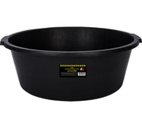 Таз строительный круглый Maxim 12 л, черный 11615000