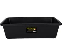 Таз строительный прямоугольный Maxim 20 л, черный 11614991