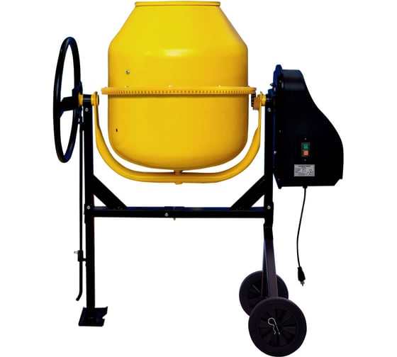 Бетоносмеситель Biber БИБЕР 99304 120/75л, 550Вт, 29 об/мин, 220В, 39кг, чугунный венец тов-220599