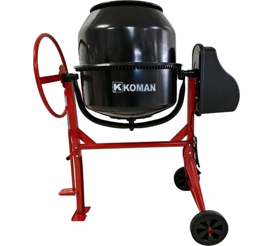 Бетоносмеситель KOMAN двигатель 450Вт, 125л, 30об/мин, чугун венец BM-125