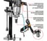 Дрель алмазного сверления электрический P.I.T. ULTRA 2300Вт, 0-1600 об/мин, ⌀180мм, 1-1/4'' PWD180-C 4