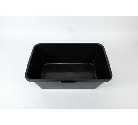 Прямоугольный строительный таз ПАВЛОВСКАЯ Заря 120 литров, черный 900221