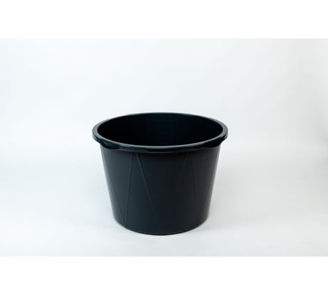 Круглый строительный таз ПАВЛОВСКАЯ Заря 120 литров, черный 900220