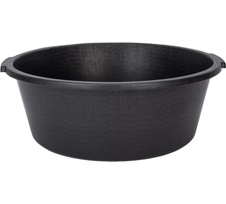 Емкость Тара.ру 20 л, строительная, круглая, без крышки, цв. чёрный 26235