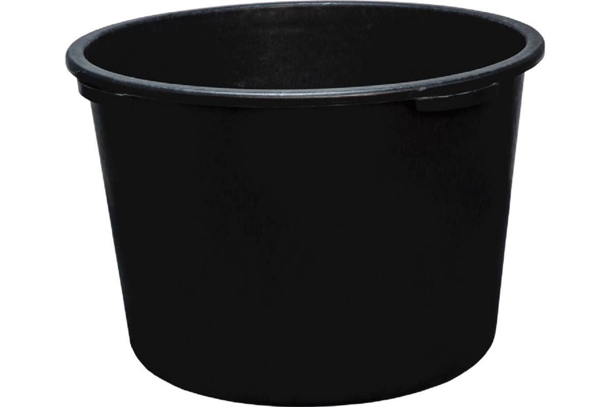 Емкость Тара.ру 90 л, строительная, круглая, без крышки, цв. чёрный ...