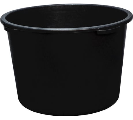 Емкость Тара.ру 90 л, строительная, круглая, без крышки, цв. чёрный 26237