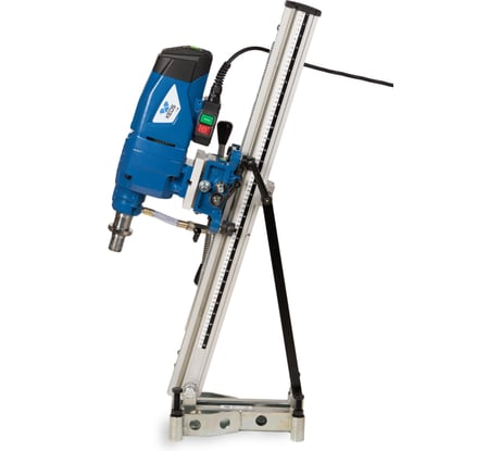 Установка для алмазного бурения KEOS KS-200 Jset (двигатель + стойка с наклоном на роликах) KS-200JSET