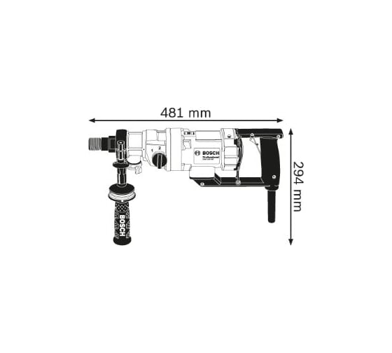 Дрель алмазного сверления Bosch GDB 180 WE Professional 0.601.189.800