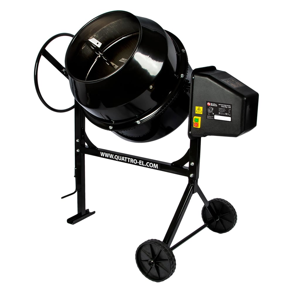 Бетоносмеситель QUATTRO ELEMENTI Gravity 140 (550 Вт, 140 л, 27 об/мин ...