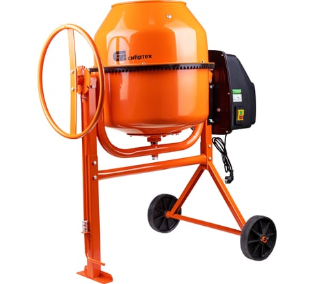 Бетоносмеситель 120 л, 500 Вт, полиамидный венец СИБРТЕХ БСЛ-120П 95471