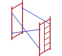 Секция рамных лесов МЕГА М 2*2 761