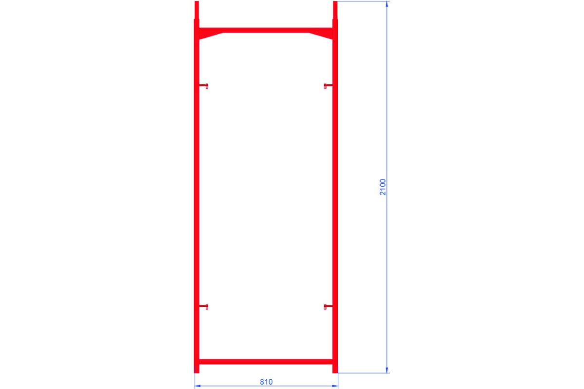 Рама без лестницы МЕГА М /2.1х0.8м/ 759 - выгодная цена, отзывы,  характеристики, фото - купить в Москве и РФ