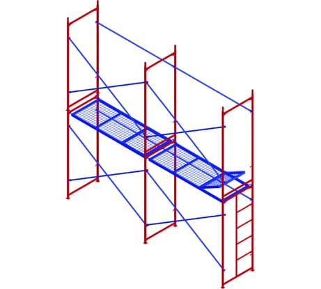 Комплект рамных лесов МЕГА М 4х4 771