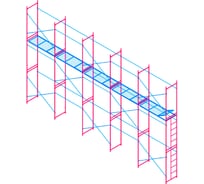 Комплект рамных лесов МЕГА М 6х10 779