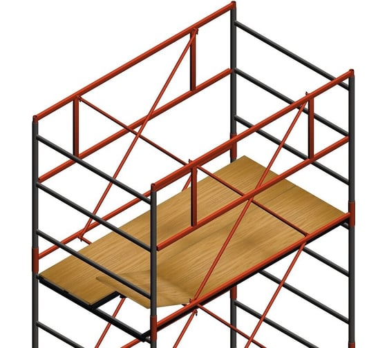 Вышка Промышленник ВПМ 1,2x2,0 H=6,4 м ВПМ1264