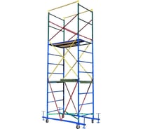 Вышка-Тура ООО "ПК МДН-Пром" УВТ-7.5 4300 мм, 2.0х0.5 м + настил комбинированный + комплект стабилизирующих опор 15039