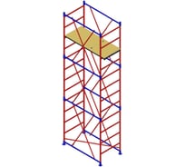 Вышка-тура МЕГА -1М Н=4.8м Эконом 1004