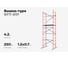 Вышка-тура Gigant 0,7x1,2м H=4,2м GTT-017 2