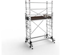 Вышка-тура с подъемным механизмом с настраиваемыми ножками Sarayli 2х7+2х7 5307
