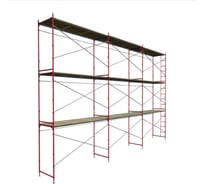 Строительные рамные леса ООО РИЗ ЛРСП100 секция с лестницей 4x3 Обжим LS1004X3O