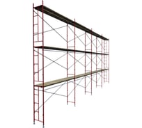 Строительные рамные леса ООО РИЗ ЛРСП20 секция с лестницей 4x3 Обжим LS204X3O